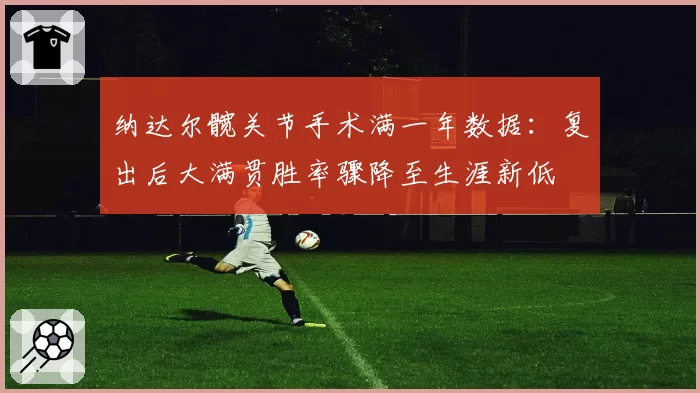 纳达尔髋关节手术满一年数据：复出后大满贯胜率骤降至生涯新低